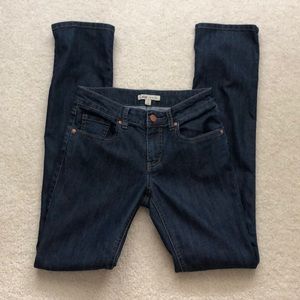 Cabi Jeans Sz 0 Lou Lou Straight Leg Style 334 in Dark wash
